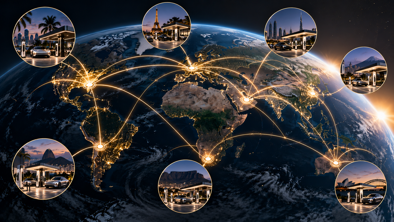 Global autonomous mobility network concept